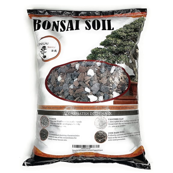 Bonsai Soil All Purpose Mix Ready To Use by The Bonsai Supply 20 quart Bag