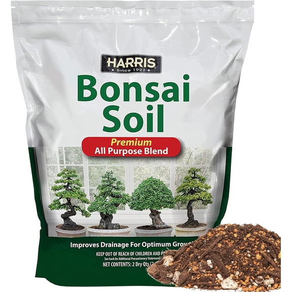 Bonsai Soil, All Purpose Premium Blend for Outstanding Growth, 2qt