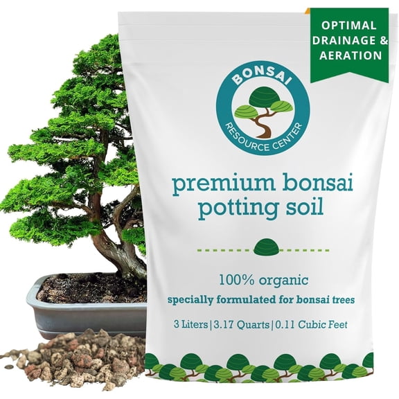 Bonsai Soil Mix, Ready to Use - Bonsai Potting Soil - Great Drainage, Soil - Soil Can Also Be Used for Succulent, Cactus, Money Tree - Akadama Soil - Pumice for Plants