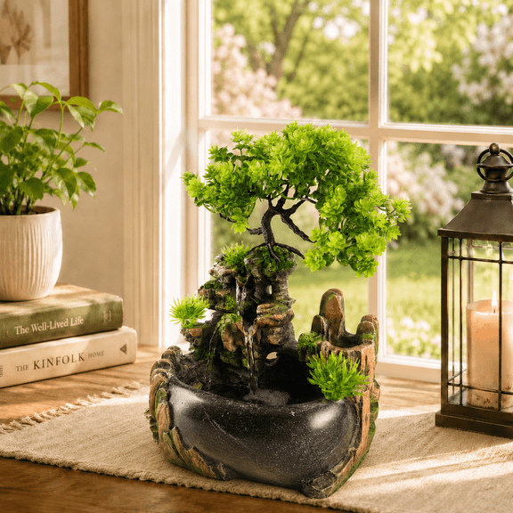 Bonsai-Style Tabletop Fountain