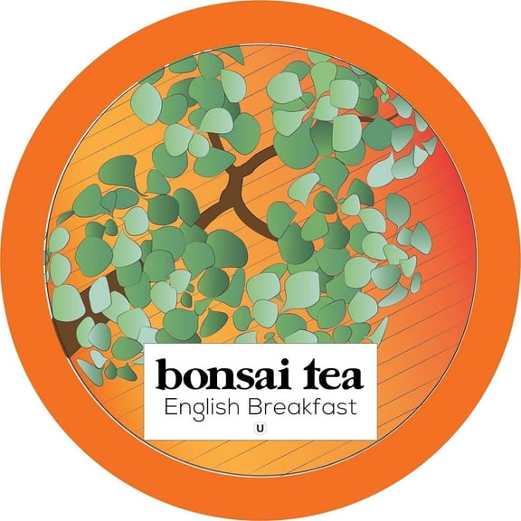 Bonsai Tea Co. English Breakfast Tea Pods Black Tea Blend Tea Pods for Coffee Brewers, 100 Ct