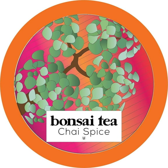 Bonsai Tea Co. Premium Chai Spice Tea Pods Rich Black Tea Infused with Chai Spices, 40 Pc