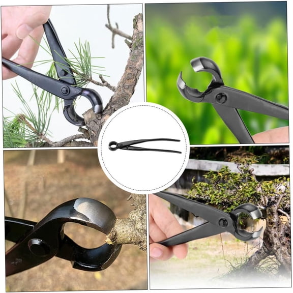 Bonsai Tools Concave Cutter High Carbon Steel Knob Pruning Shears for Garden Landscaping