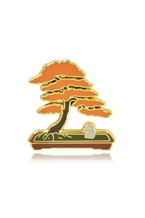 Bonsai Tree Hard Enamel Lapel Pin - Clayton Jewelry Labs