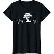 Bonsai Tree Heartbeat Tray Planting Miniature Tree Artist T-Shirt