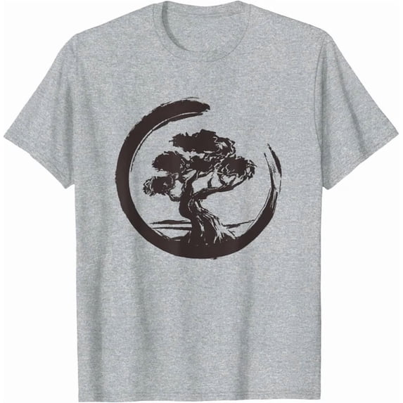 Bonsai Tree Japan Zen Japanese T-Shirt, Vintage T-Shirt - Walmart.com