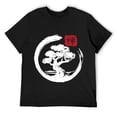 thumbnail image 1 of Bonsai Tree Japanese Calligraphy Zen Bonsai Vintage Men T-Shirt Black 2XL, 1 of 5