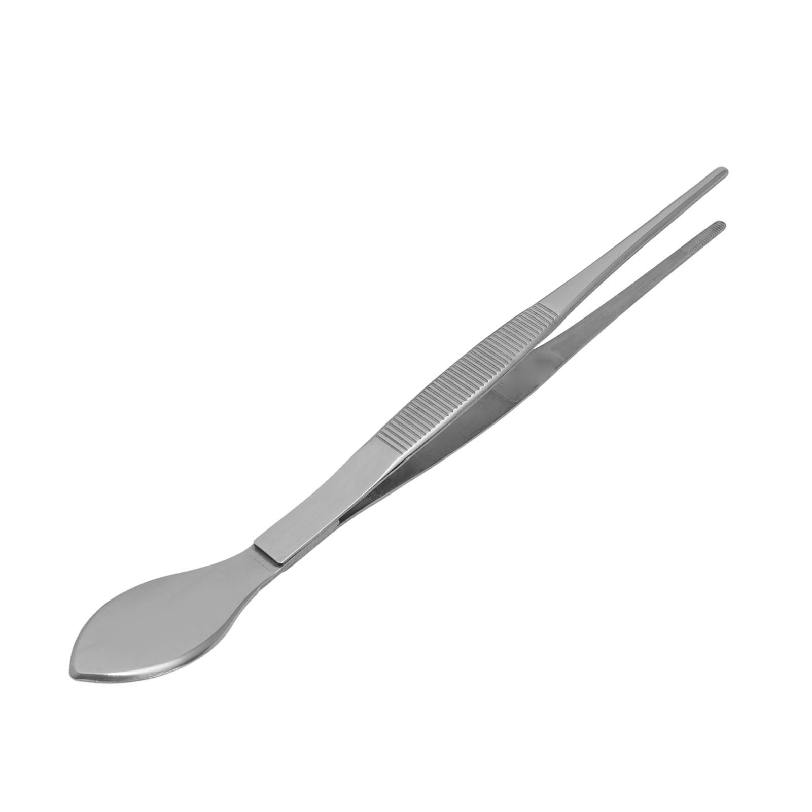 Bonsai Tweezers Stainless Steel Straight Serrated Tips Potted Plant