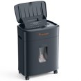 thumbnail image 1 of Bonsaii 100-Sheet Auto Feed Micro-Cut Paper Shredder, P-4 High Security Heavy Duty Shredder with 4.2-Gallon Pull-Out Bin,Black, 1 of 5