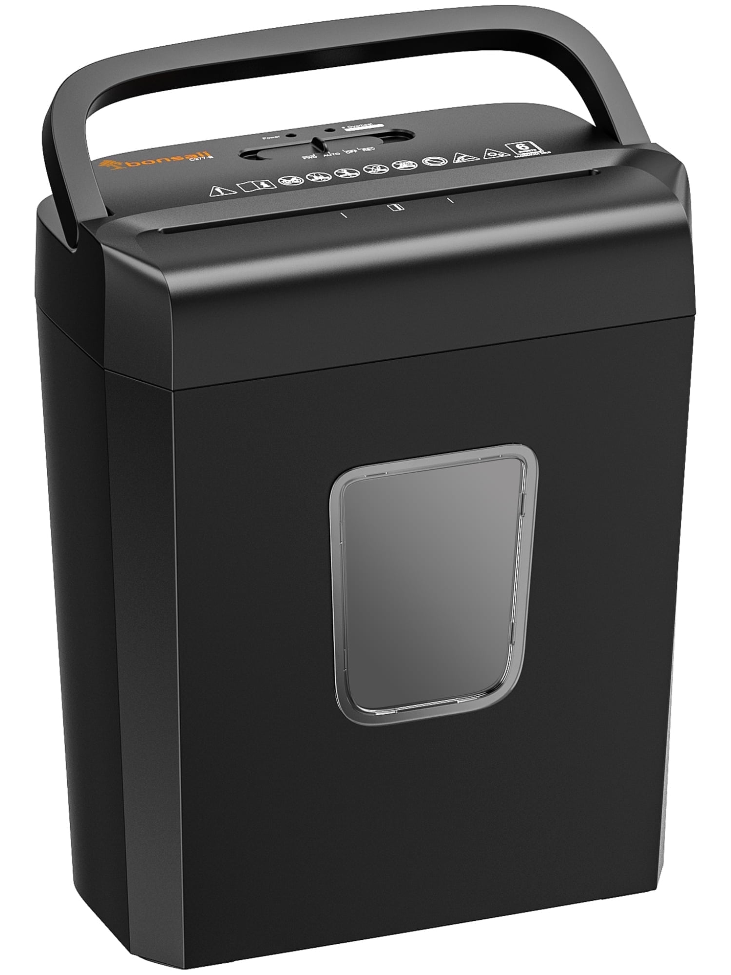 Walmart Black Friday Deals 2025 - Bonsaii 6-Sheet Cross Cut Paper Shredder, Credit Card Shredder, 3.4 Gallon Wastebasket
