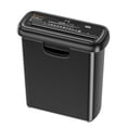 thumbnail image 1 of Bonsaii 6-Sheet Strip Cut Paper Shredder S123-A Light Duty Shredder with 2.4 gal Wastebasket, 1 of 7