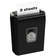 Bonsaii 8-Sheet Cross Cut Paper Shredder C277-C for Home Office Use