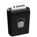 Bonsaii C277-C 8-Sheet Cross Cut Paper Shredder for Home Office Use