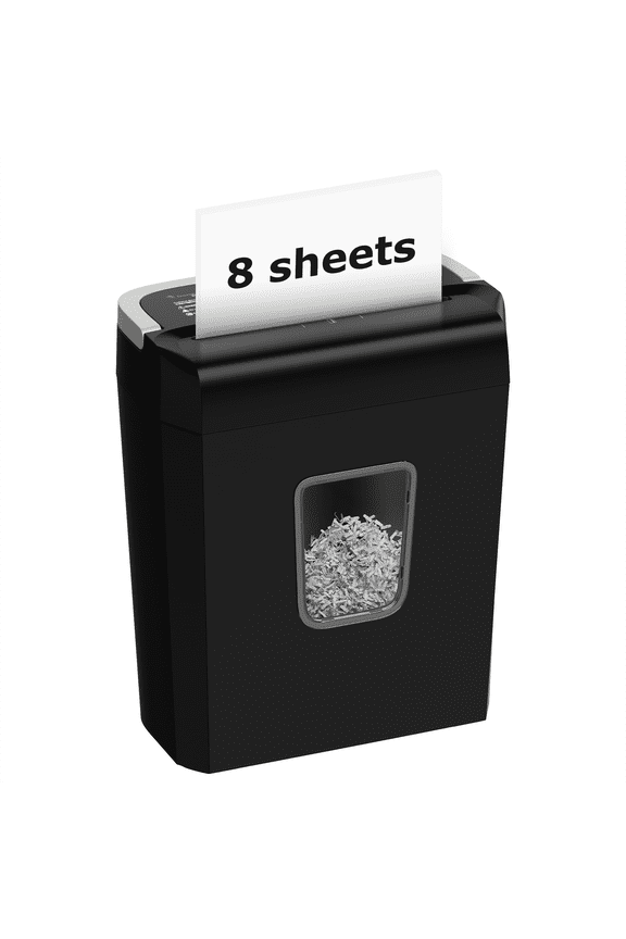 C277-C 8-Sheet Cross Cut Paper Shredder for Home Office Use