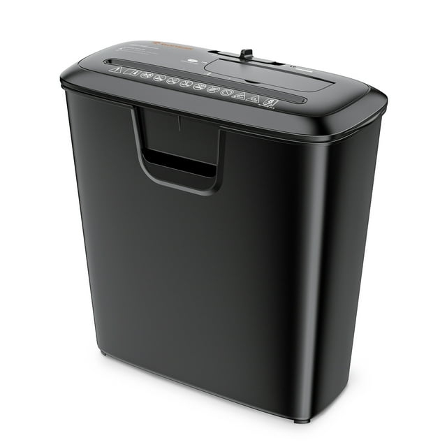Bonsaii 8Sheet Strip Cut Paper Shredder CD/Credit Card Shredder for