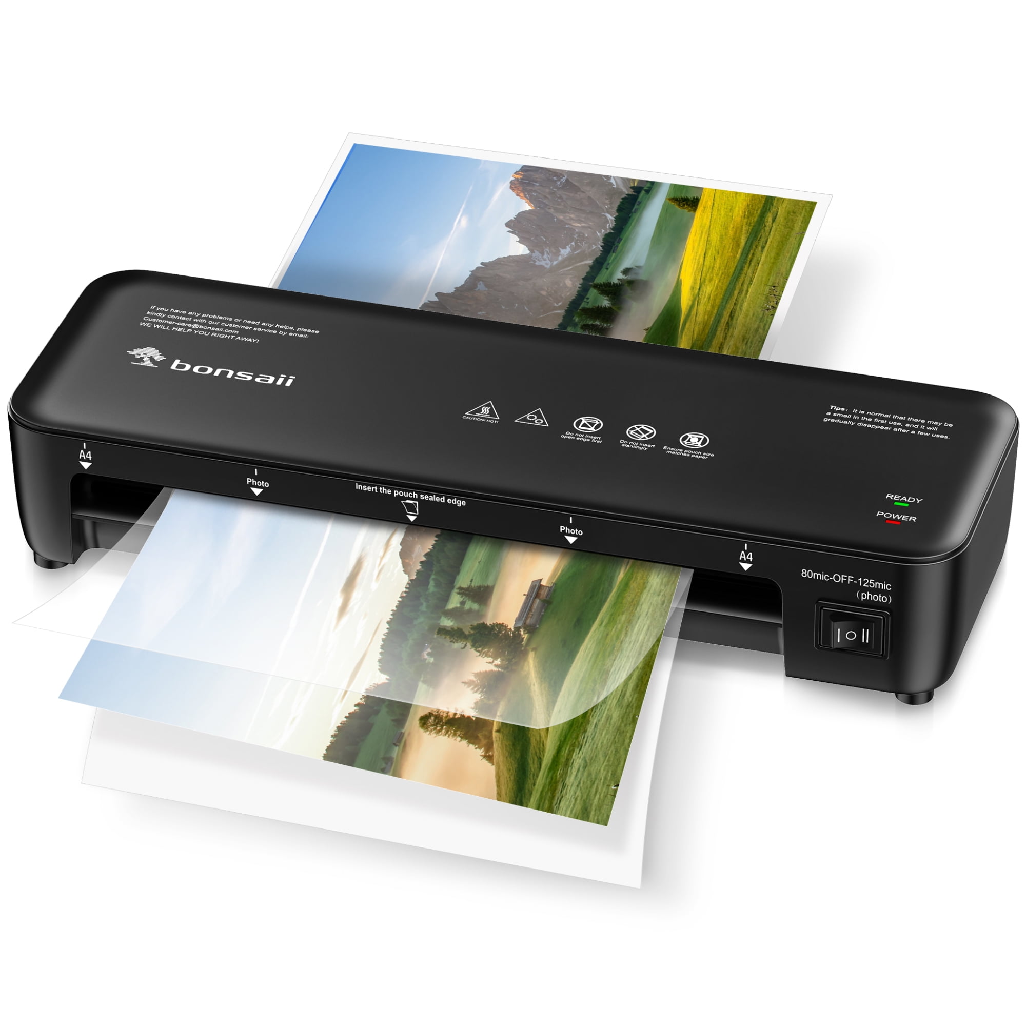 "Bonsaii Portable A4 Laminator, 9""