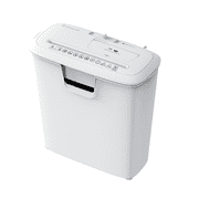 Bonsaii Home Office Shredder, 8-Sheet Strip-Cut, Shreds CDs/Credit Cards, Features Overheat Protection, 3.4-Gallon Bin, White