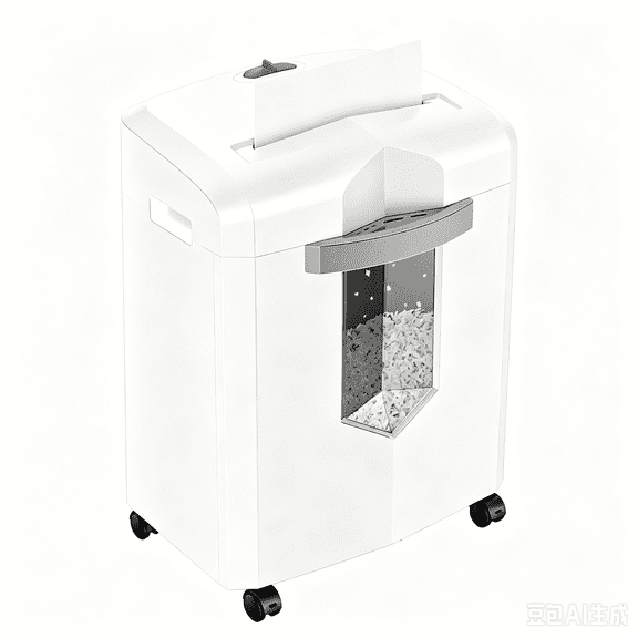 Bonsaii Micro-Cut Shredder, 12-Sheet Capacity, P-4 Security, Shreds CDs, Credit Cards, Mail, Staples, Clips; Features Jam-Proof System and 4.2-Gallon Pullout Bin, Perfect for Home Office, White/Gray