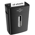 thumbnail image 1 of BONSEN 10-Sheet Cross Cut Paper Shredder for Home Office Use with 4 Gallons Wastebasket, 1 of 7