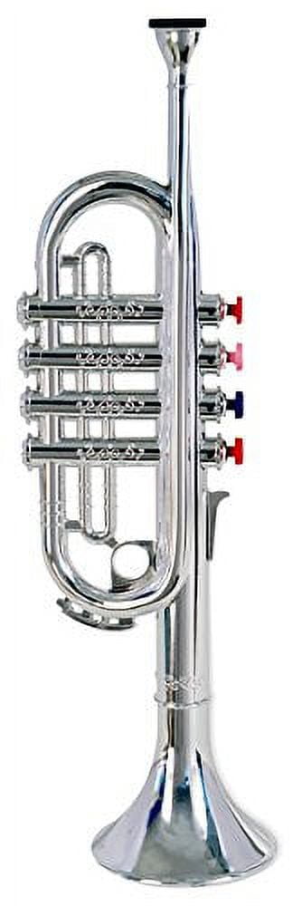 Bontempi 4-Note Child 37 cm Trumpet, Silver, 1 lb