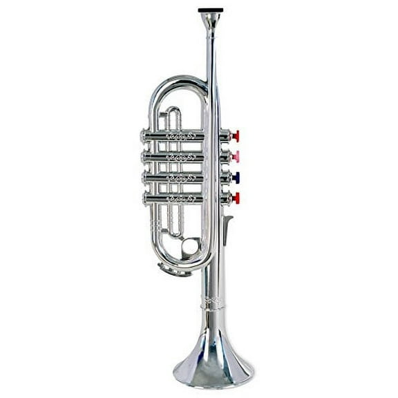 Bontempi 4-Note Child 37 cm Trumpet, Silver, 1 lb