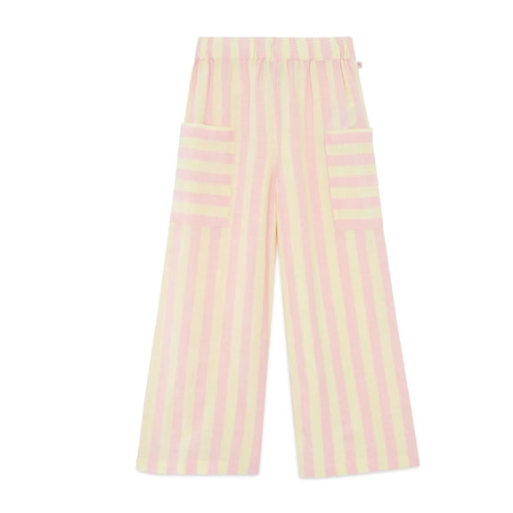 Bonton Girls Stripe Lauren Pants, Size 6