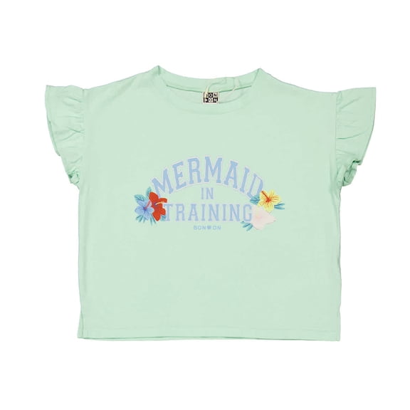 Bonton Kids Lolita Mermaid Cotton T-shirt, Size 8