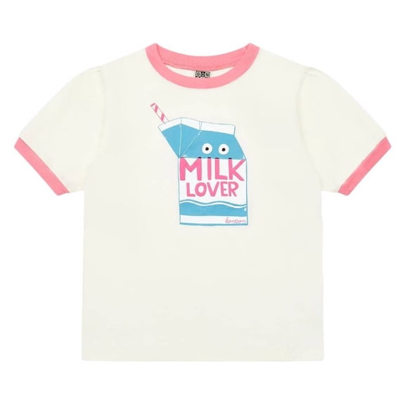 Bonton Kids Milk Printed Cotton T-Shirt, Size 10Y