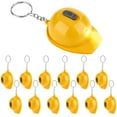 Bonuci Party Favors Mini Flashlight Keychain Miniature Helmet