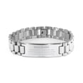 thumbnail image 1 of Bonus Brother Ladder Stainless Steel Bracelet, Always so very proud of you, Inspirational Bonus Brother Birthday Supporting Gifts From Sister, 1 of 3
