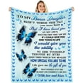thumbnail image 1 of Bonus Daughter Gifts Blanket from Mom Birthday Graduation Christ mas Bonus Daughter Gift Blanket from Stepmom Bonus Daughter Best Gift from Mom Gift for Bonus Daughter Flannel Throw Blanket 50x60 Inch, 1 of 6