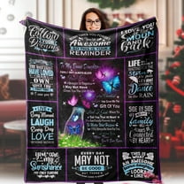 Bonus Daughter Gifts Bonus Daughter Blankets Gifts for Bonus Daughter Stepdaughter Gifts from Stepmom Birthday Gifts for Bonus Daughter to My Bonus Daughter Throw Blanket Soft Throw Blanket