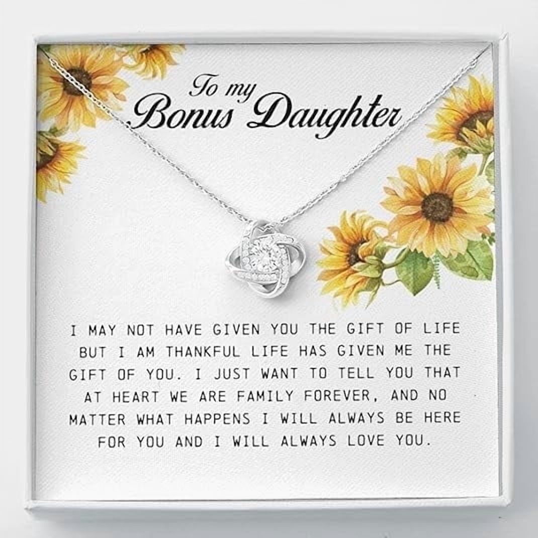 Collana Bonus Daughter Gift regalo personalizzato per nuora