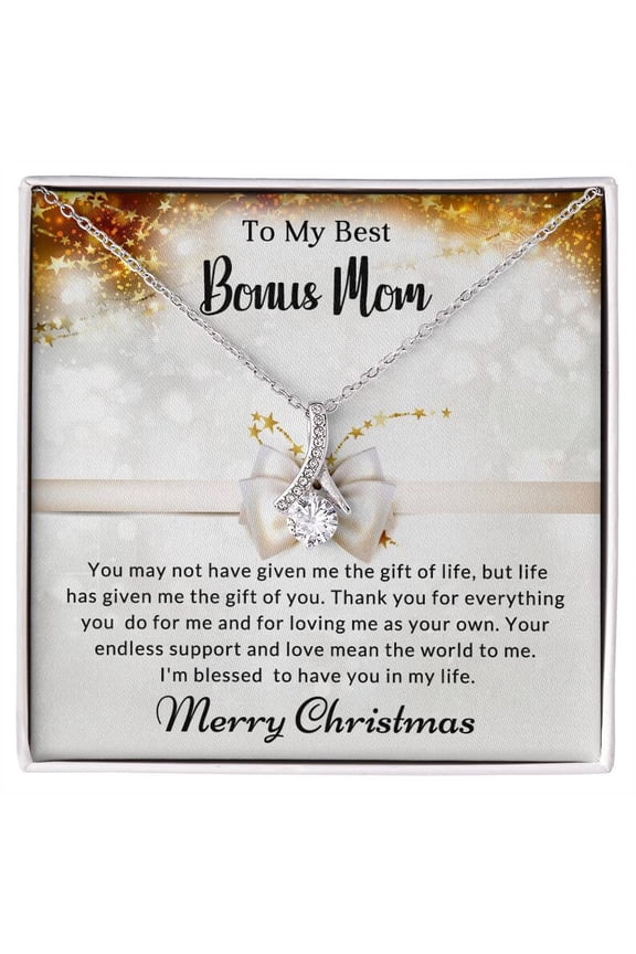 Bonus Mom Christmas Gift Alluring Beauty Necklace Alluring Beauty Sweet Devotion Flower Bouquet Bundle Necklace Gift for Mom Mother Day Birthday gift Xmas Gift
