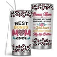 thumbnail image 1 of Bonus Mom Gifts, 18/8 Stainless Steel 20 Oz Bonus Mother Tumbler with Brush & Straw, Gift for Stepmom, Step Mama Birthday Present, Mom Gift, Stepmama Present, Gifts for Mothers Day, 1 of 6
