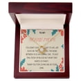 thumbnail image 1 of Bonus Mom Gifts, Love You To The Moon Necklace, Bonus Mom Necklace, Gifts For Bonus Mom, Stepmom - Love Knot Necklace - Message Card & Gift Box, 1 of 5