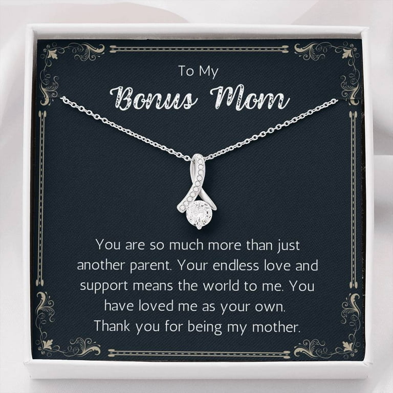 Bonus Mom Necklace Step Mom Gift Bonus Mom Gift Bonus Mom