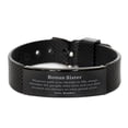thumbnail image 1 of Bonus Sister Black Shark Mesh Bracelet, Always so very proud of you, Inspirational Bonus Sister Birthday Supporting Gifts From Brother, 1 of 1