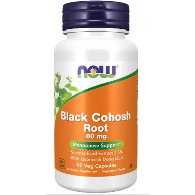 Bonzelo Now Foods Black Cohosh Root, 80mg, 90 Veg CapsulesMenopause