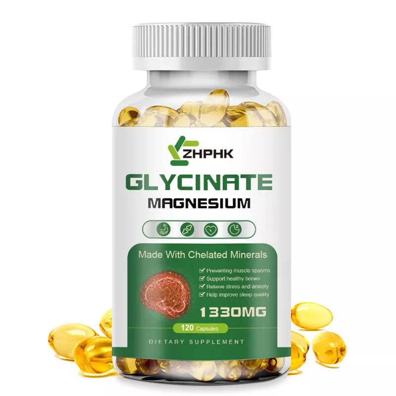 Bonzelo Pure Chelated Magnesium Glycinate 1330 mg - Super Strong ...