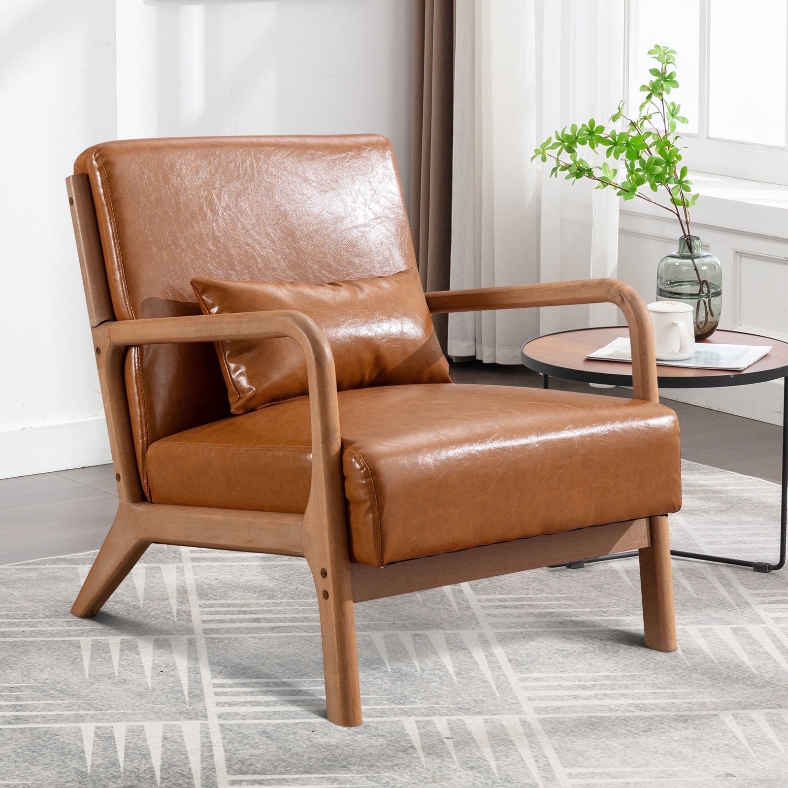 Leather Reading Armchair