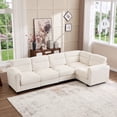 thumbnail image 1 of Bonzy Home Convertible Sectional Sofa, L‑Shaped Couch, Ultra‑Comfort Seating – Configurable for Living Room & Family Room, Oat, 1 of 8