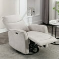 thumbnail image 1 of Bonzy Home Electric Recliner Chair, Swivel Recliner Living Room Sofa Chair with USB Ports, 1 of 10