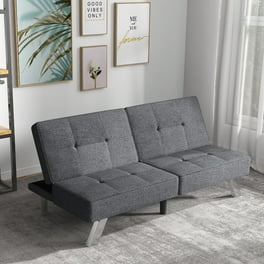 Light Gray Pillow Top Multi Functional Click Clack Futon Walmart