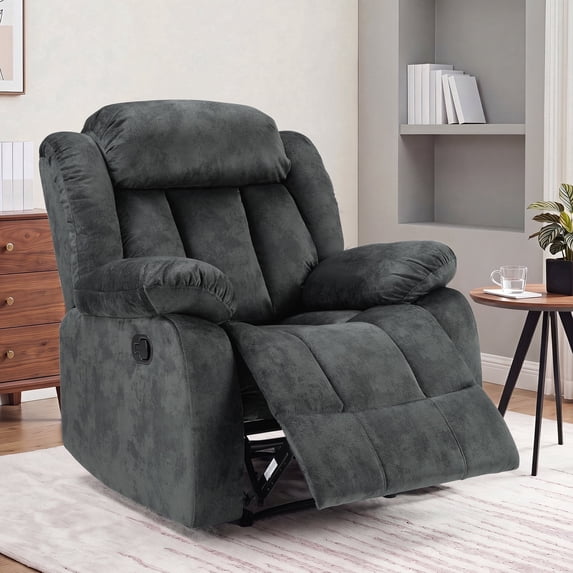 Bonzy Home Manual Recliner Chairs for Living Room Sage