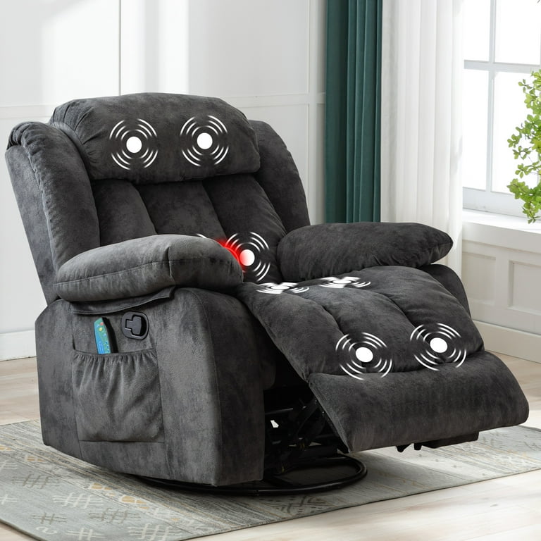 Best rocker recliners with heat and massage sales
