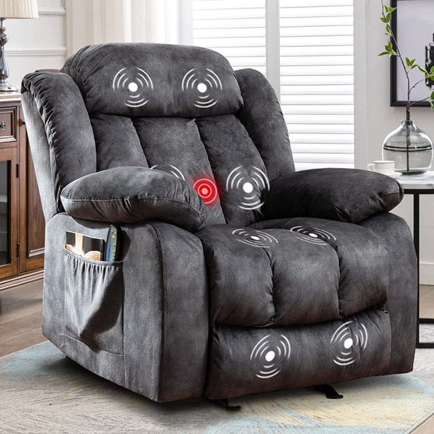 Bonzy Home Massage Swivel Recliner Chair with Heat and Vibration Manual