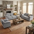 thumbnail image 1 of Bonzy Home Modular Sectional Sofa Couches Living Room Sofa Set Ideal for Small Spaces & Family Fun Gray, 1 of 8