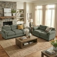 thumbnail image 1 of Bonzy Home Modular Sectional Sofa Couches for Living Room Ideal for Small Spaces & Family Fun Green, 1 of 7