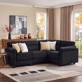 thumbnail image 1 of Bonzy Home Modular Sectional Sofa, L‑Shaped Couch, Ultra‑Comfort Seating – Configurable for Living Room & Family Room, Charcoal, 1 of 8